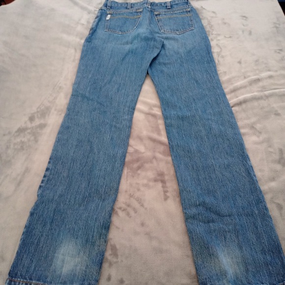 Cinch Men's Blue Jeans White Label Size 31 X 36 Medium Wash Relaxed Bootcut - Picture 13 of 15